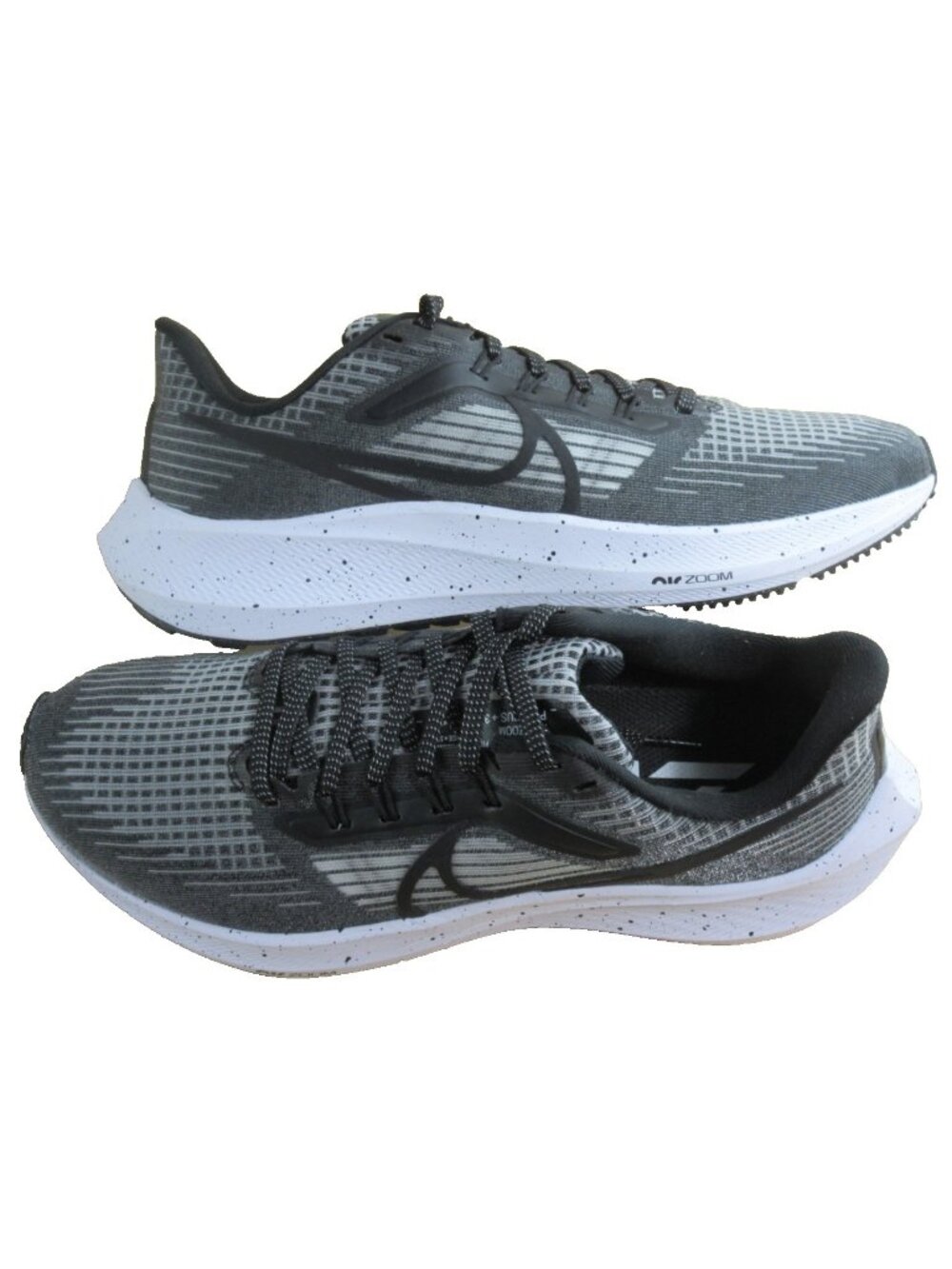 Women's Nike Air Zoom Pegasus 39 Running Shoes Black Smoke Grey White Size 7.5 - Picture 7 of 7